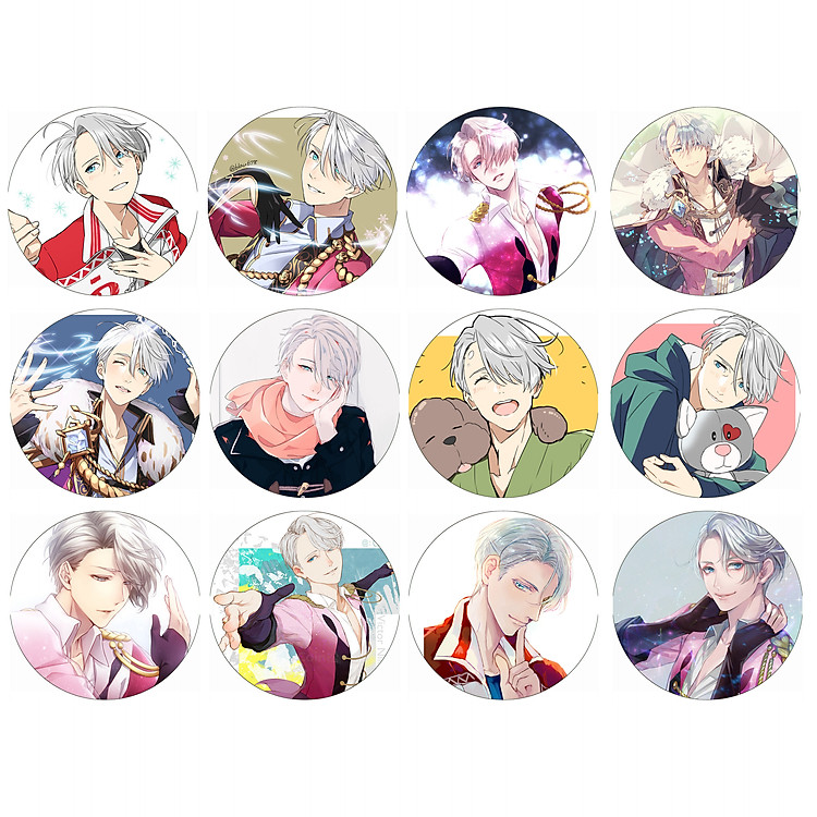 Huy Hiệu YuriOn Ice (5 cái)