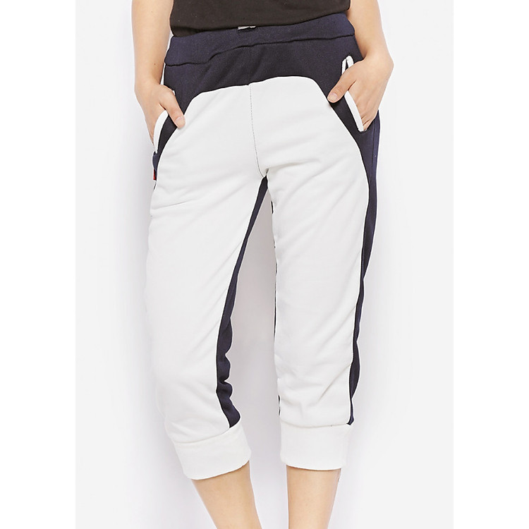 Quần thun dài nữ jogger phối hai thân Phúc An