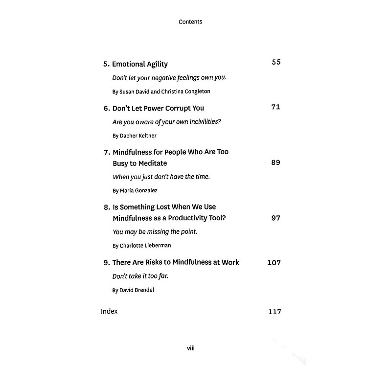 Mindfulness (Harvard Business Review Emotional Intelligence Series) - Ảnh 4