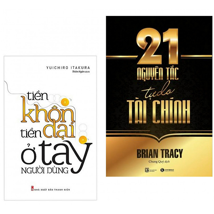 Combo sách kỹ năng làm việc tài chính số 1: Tiền Khôn Tiền Dại Ở Tay Người Dùng + 21 Nguyên Tắc Tự Do Tài Chính (tặng kèm bookmark thiết kế aha)