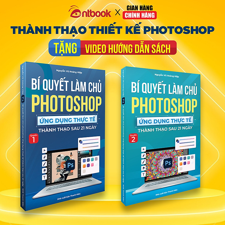 Photoshop, Bộ 2 Cuốn Từ Cơ Bản Đến Nâng Cao