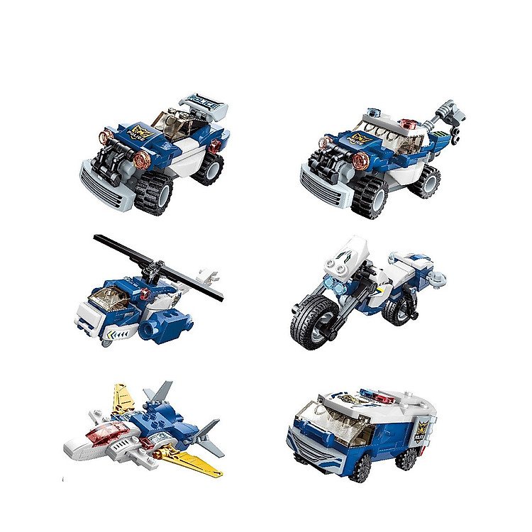 Hộp 6 bộ đồ chơi Robot Qman 41104 Chính hãng Giá rẻ - Hình ảnh 5