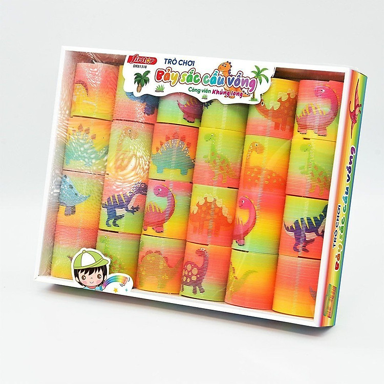 Mua tại Tiki: Đồ Chơi DUKA: Lò Xo Bảy Sắc DK81318 Chính hãng Ưu đãi