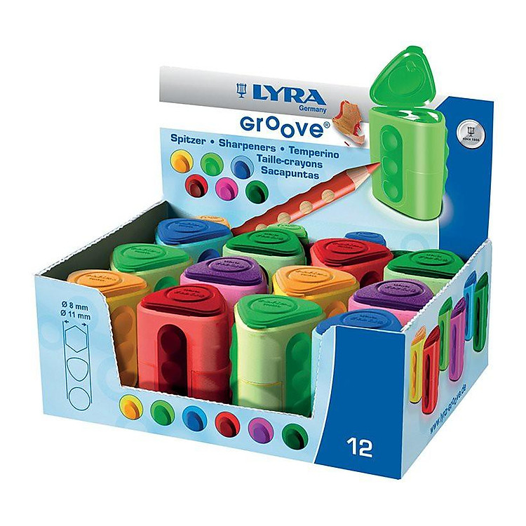 Gọt chì 2 cỡ lỗ LYRA Groove Twin Hole - Ảnh 2