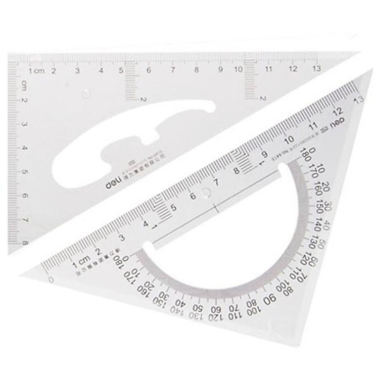 Bộ Thước Deli 6415 (2 chiếc)