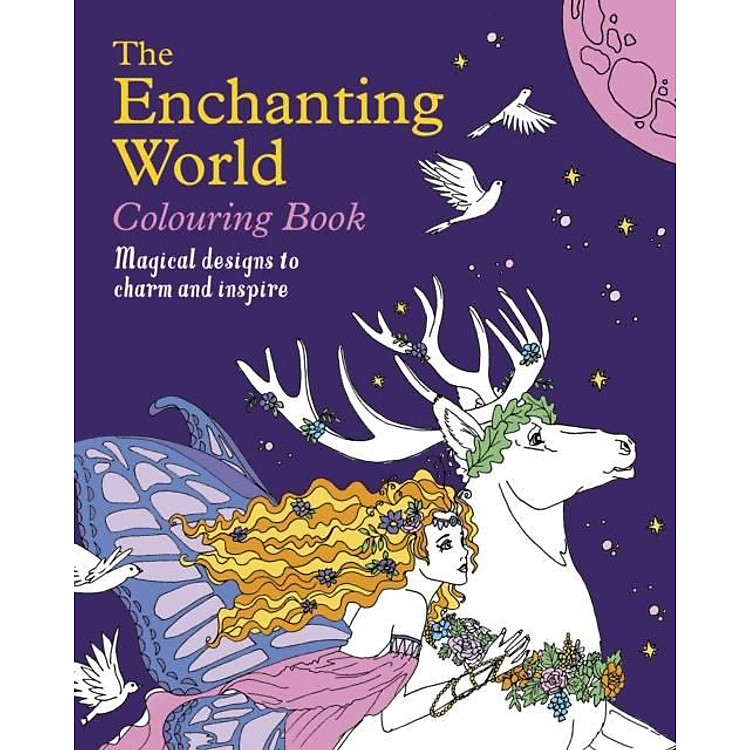 Sách - The Enchanting World Colouring Book - Magical Designs to Charm and Inspir by Tansy Willow (UK edition, paperback)