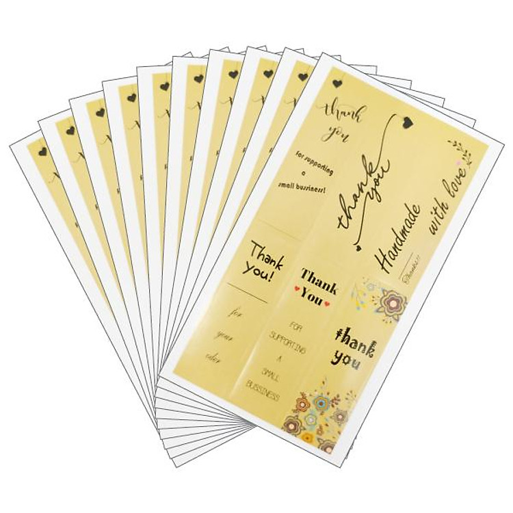 Sticker Cảm Ơn – Teenage CTE-039 (10 tờ)