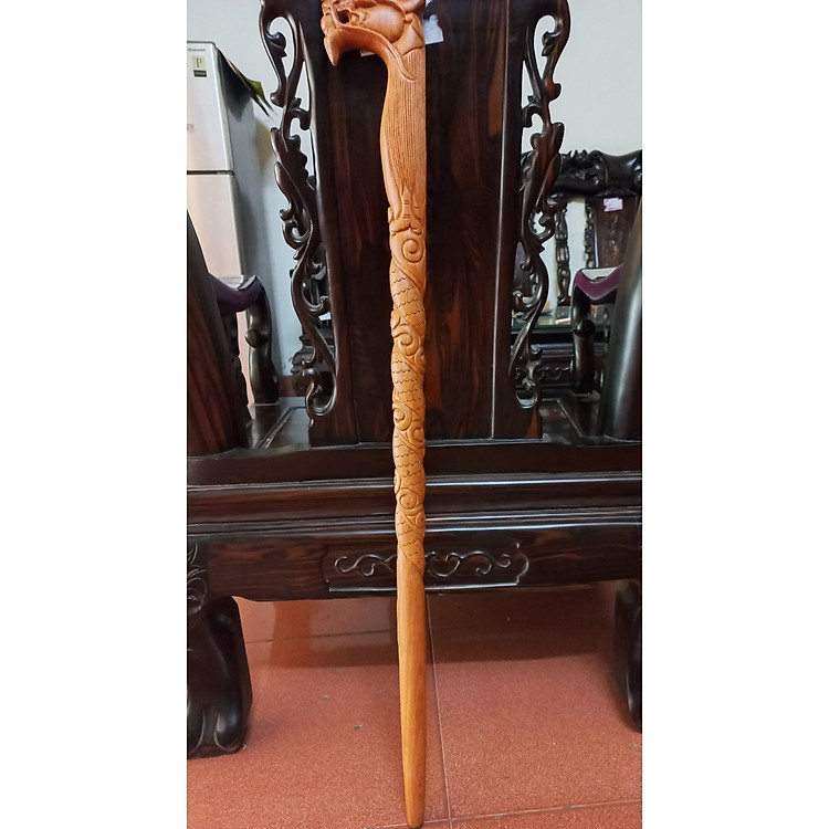 Mua Gậy batong gỗ hương đá cho người già Giá tốt - Hình ảnh 4