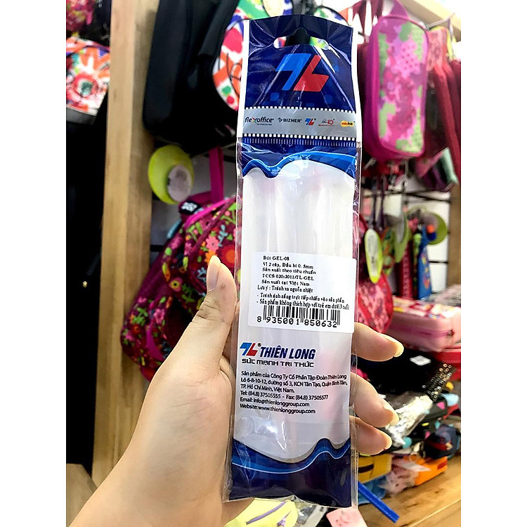 Bút Gel Thiên Long Gel-08 (Vỉ 2) - Mực xanh - Ảnh 3