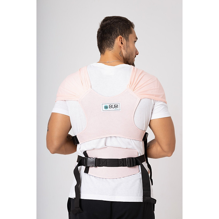 Địu vải BUBI Gen 3 - Hồng Pastel XXL Chính hãng Giá rẻ - Hình ảnh 5