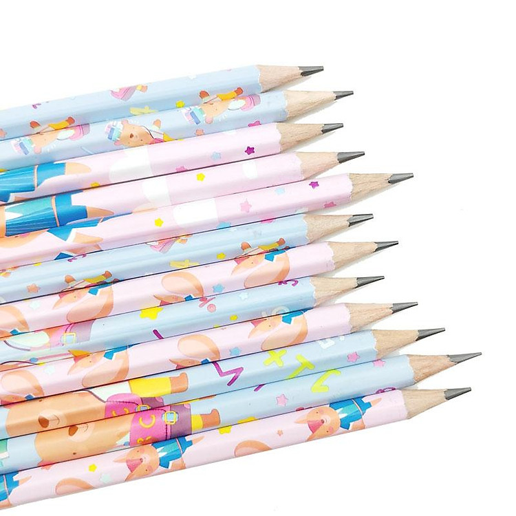 Hộp 12 Bút Chì Gỗ 2B No.2 Cute Animal - Ảnh 6