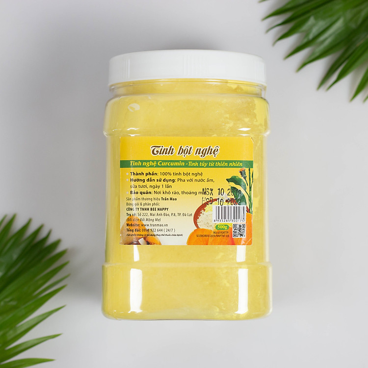 TINH BỘT NGHỆ VÀNG TRẦN MAO 500GR