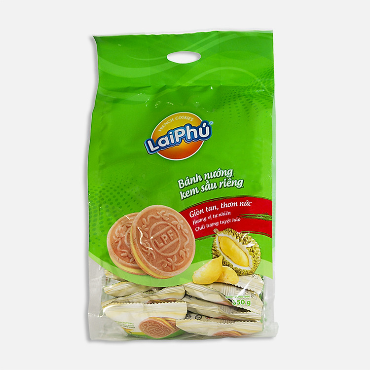 Bánh Cookies Lai Phú Kem Sầu Riêng 350G