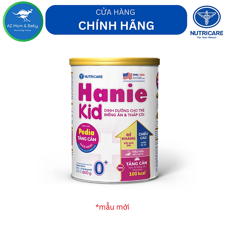 Tham Khảo tại ConCung: Sữa bột Nutricare Hanie Kid 0+ 800g , nhận ngay nhiều Ưu đãi