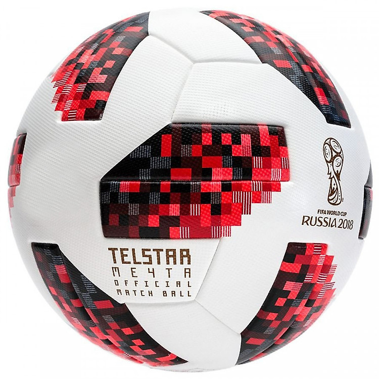 Bóng đá World Cup TELSTAR 2018 số 5- tặng kim bơm bóng + lưới đựng bóng ( đỏ,đen)