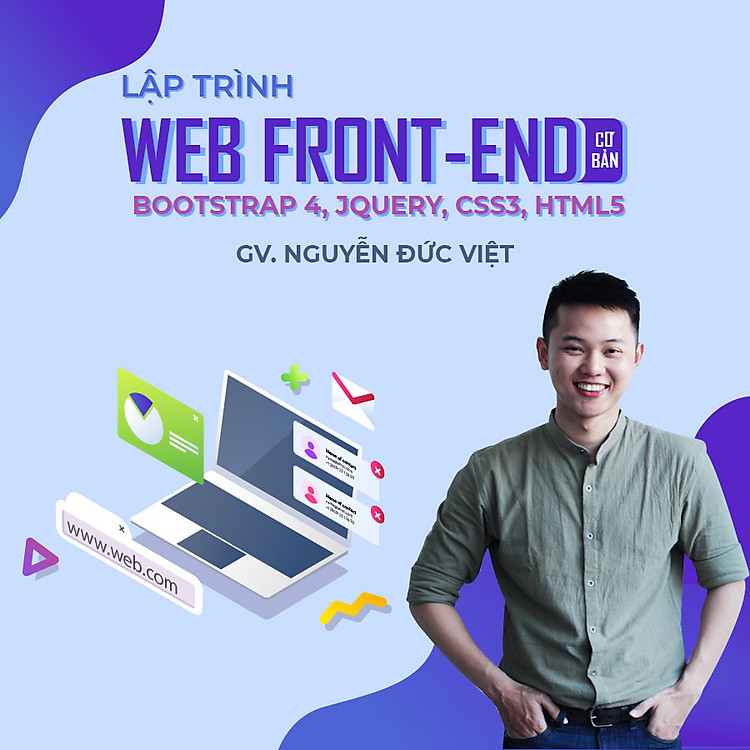 Lập trình web front-end cơ bản với Bootstrap 4, Jquery, CSS3, HTML5