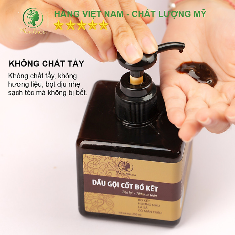Mua Dầu gội bồ kết Wonmom 250ml Uy tín Tiết kiệm - Hình ảnh 5