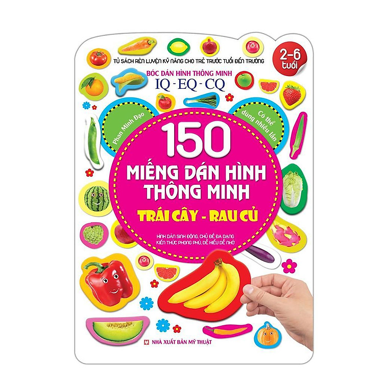 Bóc Dán Hình Thông Minh IQ EQ CQ – Trái Cây Rau Củ