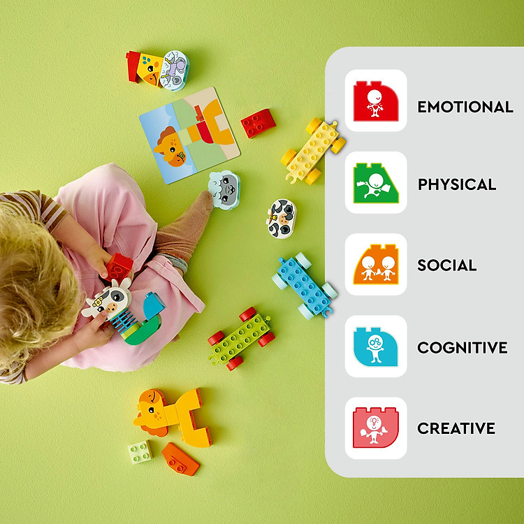 Đồ Chơi Lắp Ráp: Tàu Lửa Động Vật LEGO Chính hãng Giá tốt - Hình ảnh 4