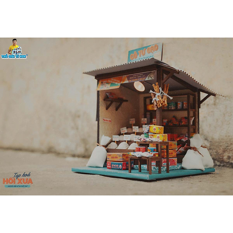Mô Hình Sài Gòn Xưa - Tiệm Gạo Chính hãng Ưu đãi - Hình ảnh 4
