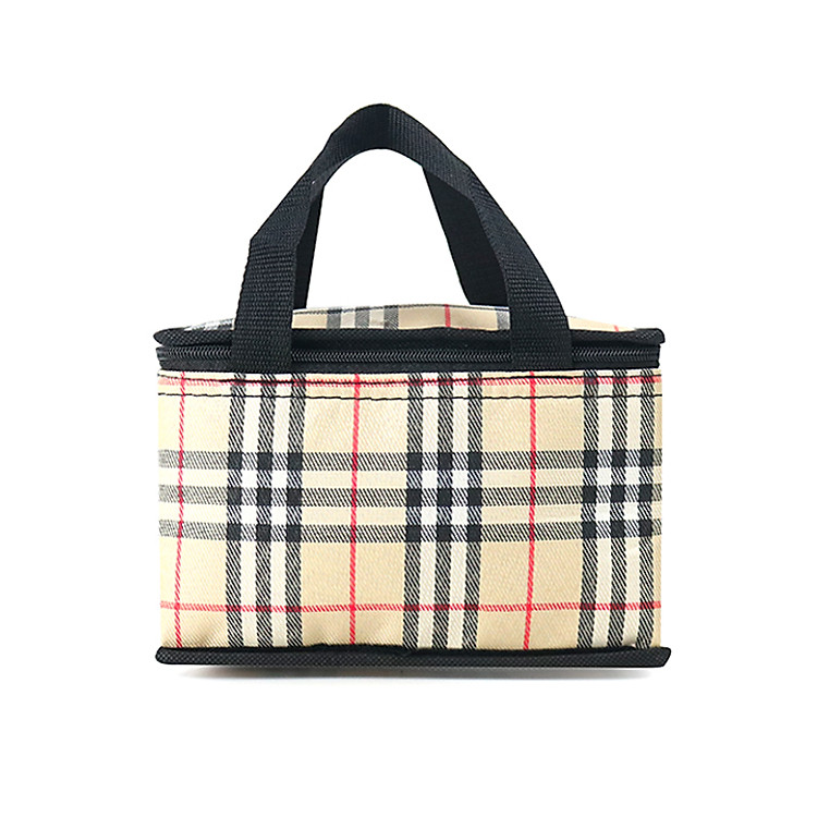 Túi giữ nhiệt kiểu ngang hoa văn thổ cẩm