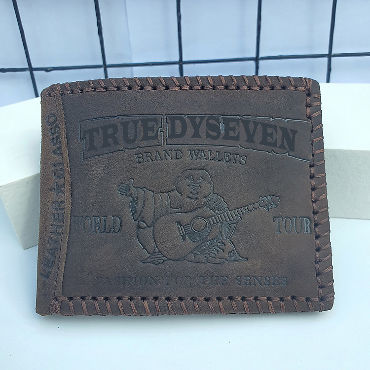 Ví Nam Da Bò Sáp In Hình Ông Thần Tài Mang May Mắn, Tài Lộc Bên Bạn, Hàng Khâu Tay Thủ Công Cao Cấp, Siêu Bền, Đẹp