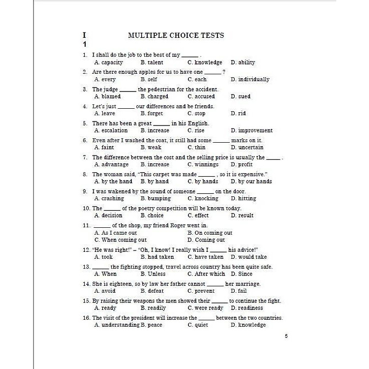 Hướng Dẫn Ôn Tập Và Làm Bài Thi Tiếng Anh Lớp 12 - Ảnh 2