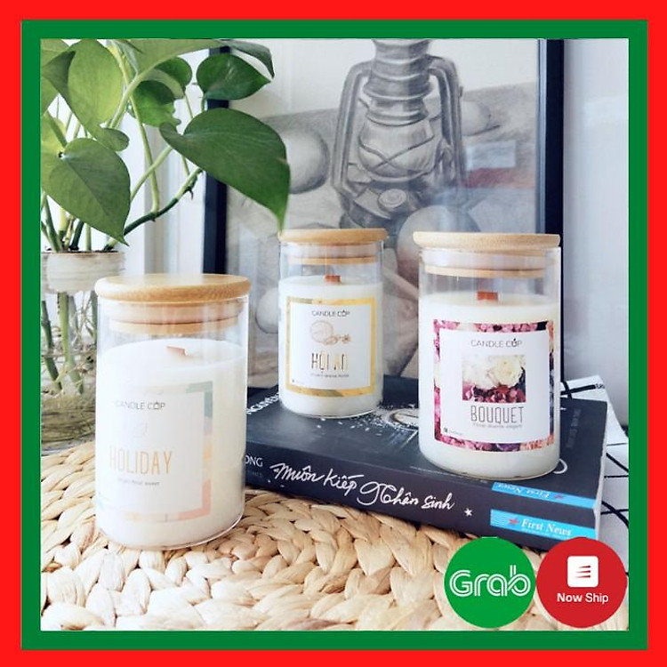 Nến thơm phòng ngủ AGAYA Candle Cup,Nến thơm giúp giảm stress,thư giãn,ngủ ngon,trang trí decor phòng,làm quà tặng