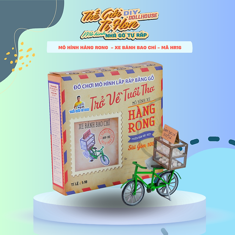 Mua tại Tiki: MÔ HÌNH XE BÁNH BAO HR16 Chính hãng Ưu đãi