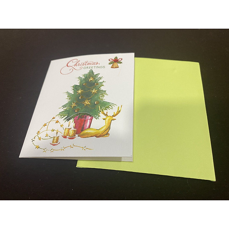 Thiệp Noel trang trí 3D (5 chiếc) - Ảnh 7