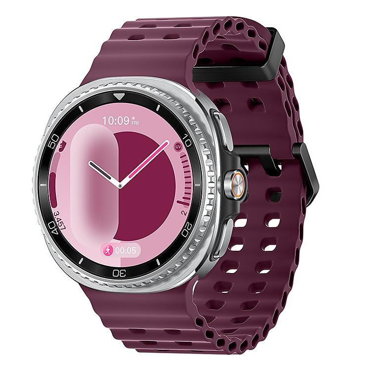 Dây đeo Silicone Ocean cho Samsung Galaxy Watch 8 / Galaxy Watch 9 40mm / 44mm & Galaxy Watch 8 Classic 46mm - Hàng Chính Hãng