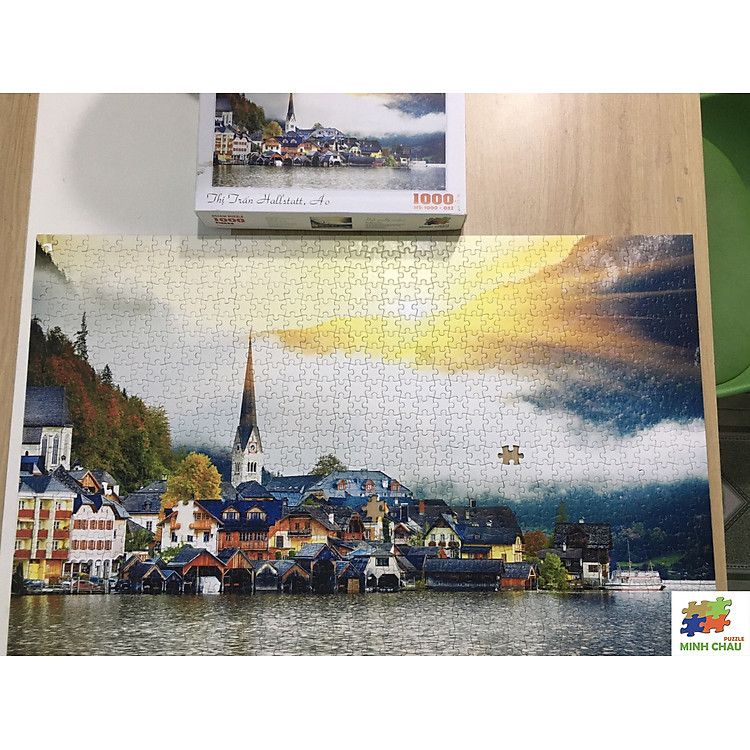 Mua Bộ tranh xếp hình 1000 mảnh Hallstatt Chính hãng Ưu đãi - Hình ảnh 3