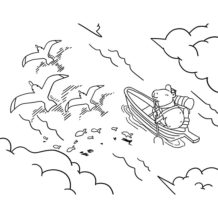 Tô Màu Chữa Lành - Hành Trình Bí Mật Của Capybara - Ảnh 7