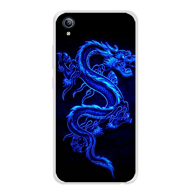 Ốp lưng dẻo cho điện thoại Vivo Y91C - 0270 DRADON02 - Hàng Chính Hãng