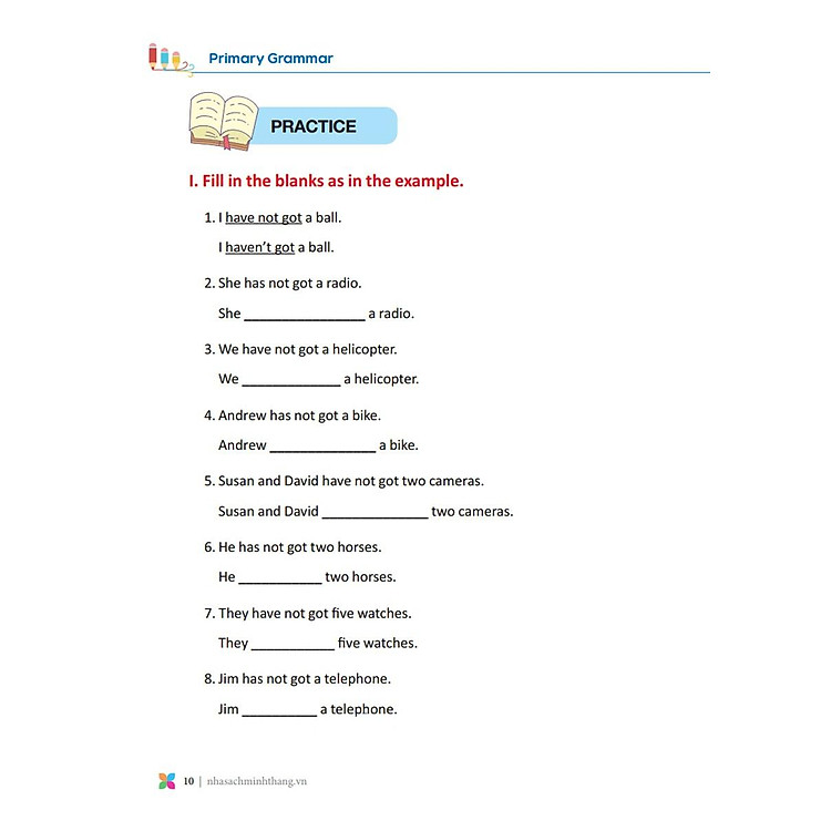 Primary Grammar - Ngữ Pháp Tiếng Anh Theo Chủ Đề (Lớp 3 - Tập 2) - Ảnh 3