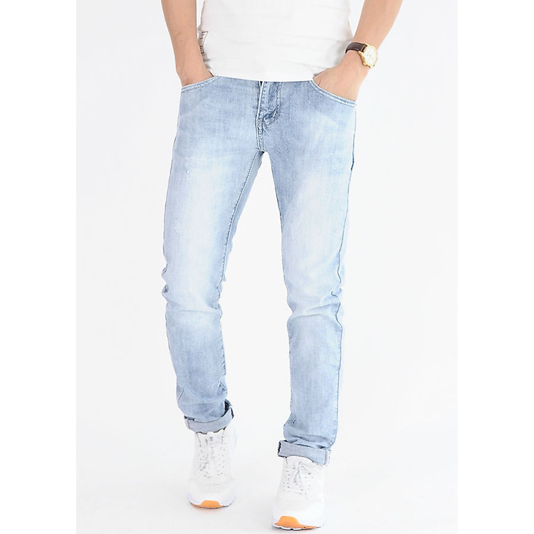 Quần Jean Nam - Xanh Sáng