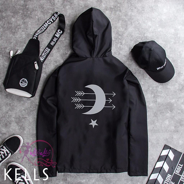 Áo khoác nam Áo khoát nam nữ cặp đôi gió dù 2 lớp chống nắng Thiên Hà - Phản Quang mẫu mới cực chuẩn-A012