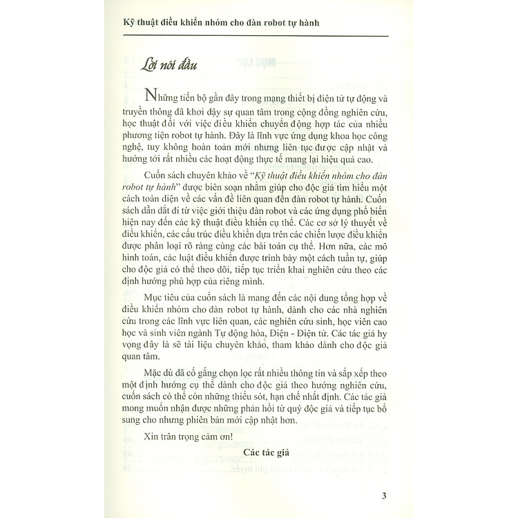 Kỹ Thuật Điều Khiển Nhóm Cho Đàn Robot Tự Hành - Ảnh 3