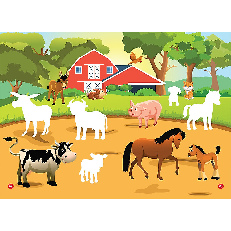 Sticker dán hình thông minh TGĐV - Trong Trang Trại - Ảnh 2