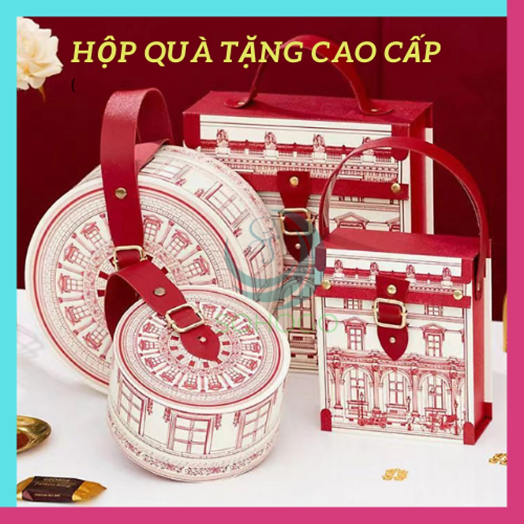 Hộp Quà Tặng Cao Cấp Có Nút Gài