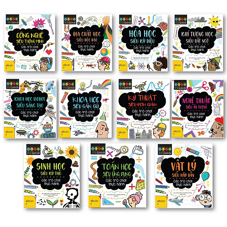 Bộ Sách 11 Cuốn STEM Quanh Em