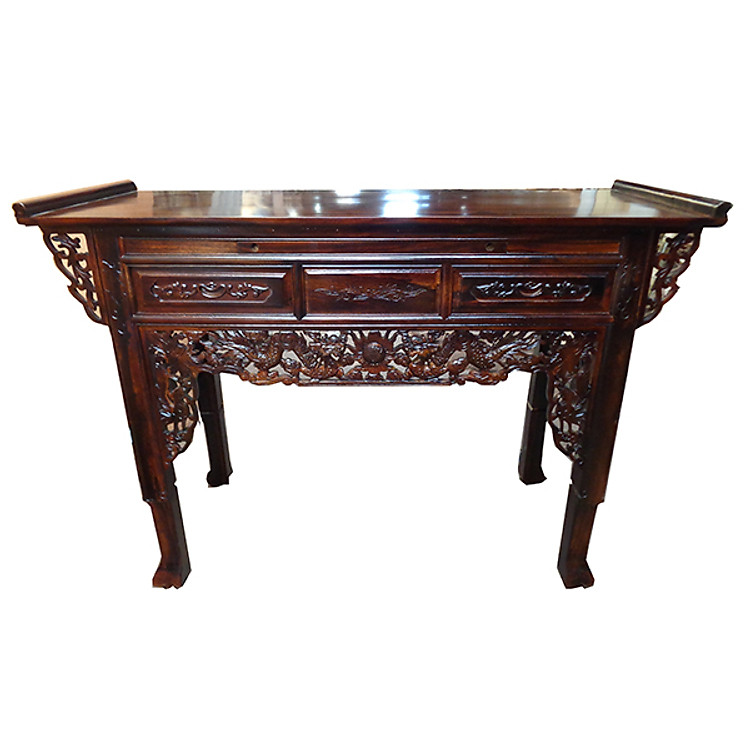 Bàn thờ gỗ muồng 1 tầng 1.54 m ngang