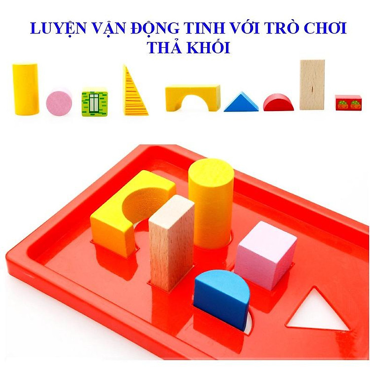 Đồ chơi xếp hình thành phố gỗ 62 chi tiết Chính hãng Tiết kiệm - Hình ảnh 4