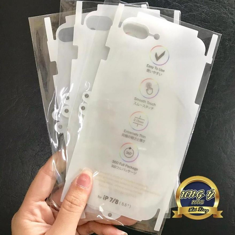 Dán PPF tự phục hồi trầy xước cho mặt lưng iPhone 7/8 Plus MHIUY20