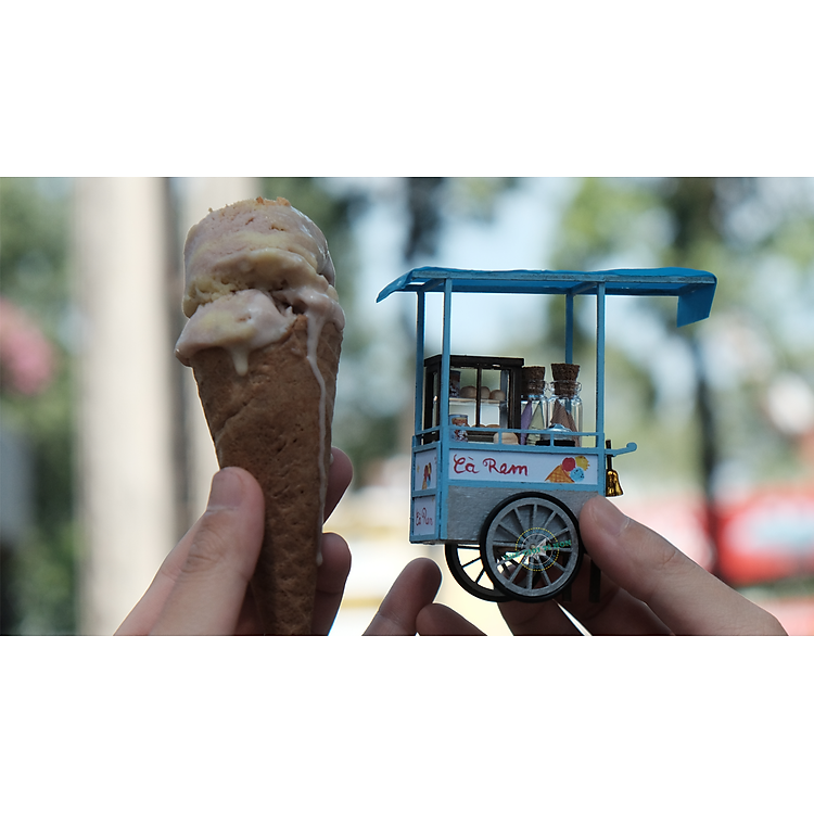 Mô hình tự lắp ráp xe kem Chính hãng Ưu đãi - Hình ảnh 4