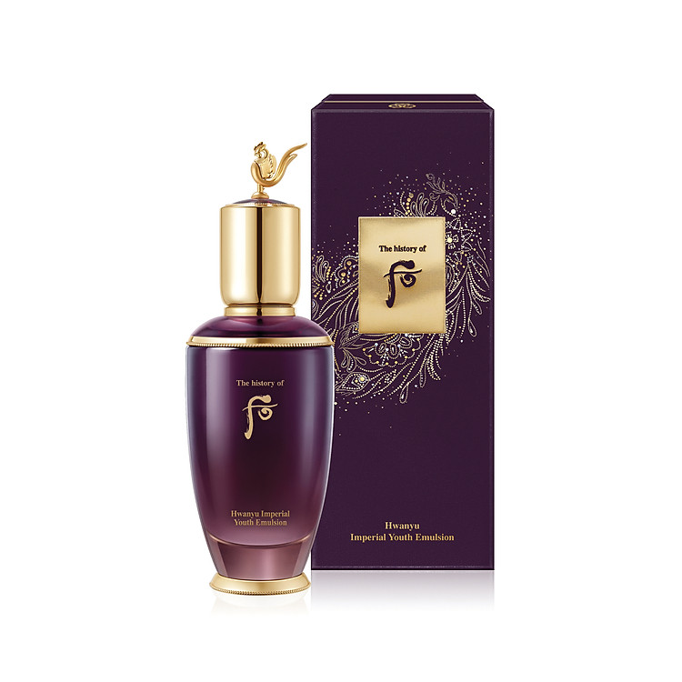Sữa dưỡng chống lão hóa, tăng cường hàng rào bảo vệ da Whoo Hwanyu Imperial Youth Emulsion 110ml