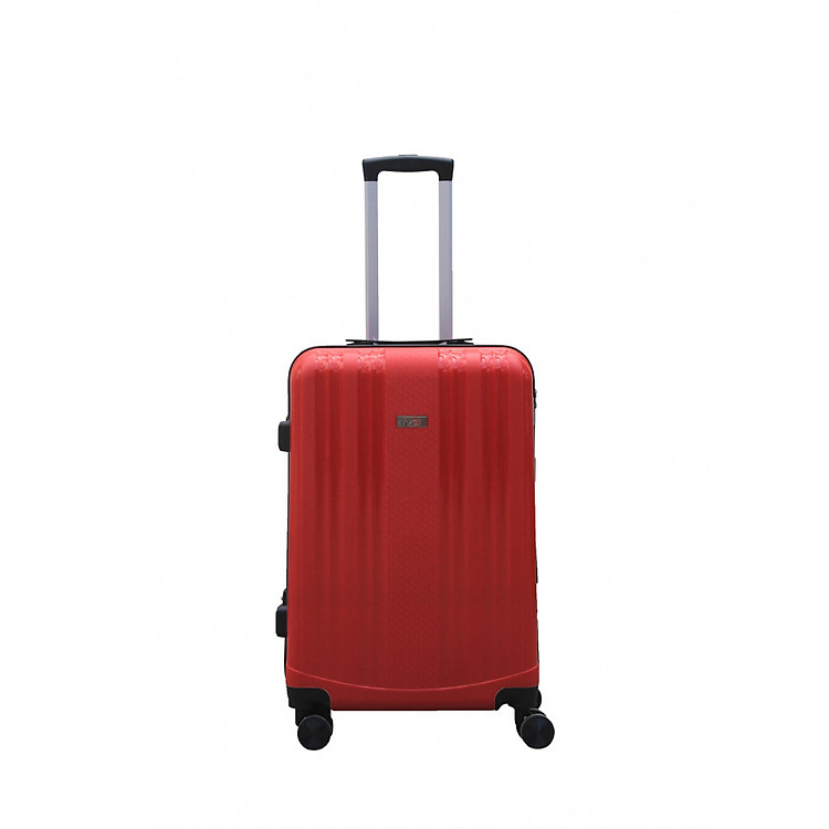 Vali kéo du lịch 837 nhựa PP siêu bền - Đỏ