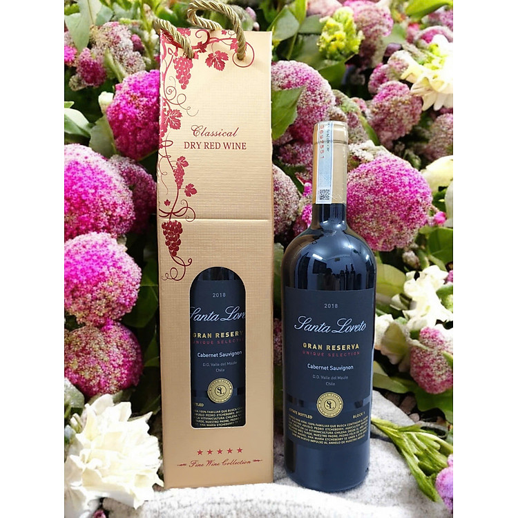 Hộp Quà Giấy Cứng Đơn Rượu Vang Tết 2026