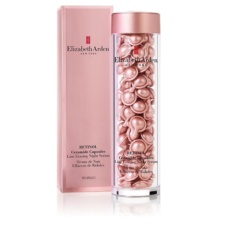 Tinh chất chống lão hóa Elizabeth Arden Retinol Ceramide Capsules Line Erasing Night Serum 90 viên