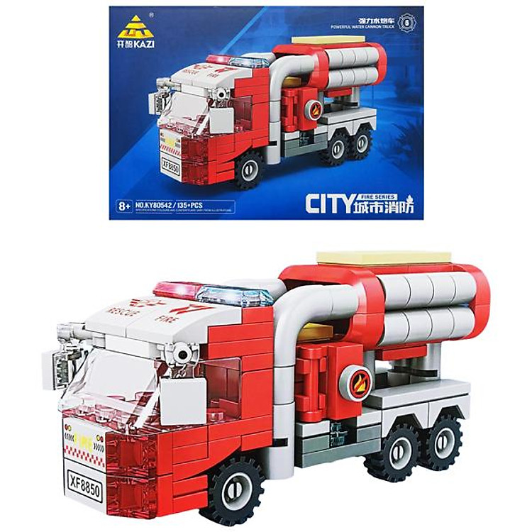 Đồ Chơi Lắp Ráp Xe Cứu Hỏa Kazi Chính hãng Giá rẻ - Hình ảnh 2